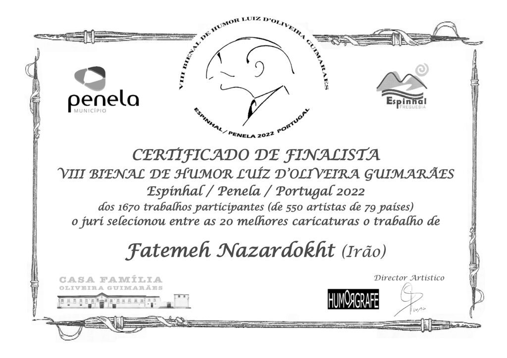 Iranian caricaturists - Fatemeh Nazardokht - women caricaturists