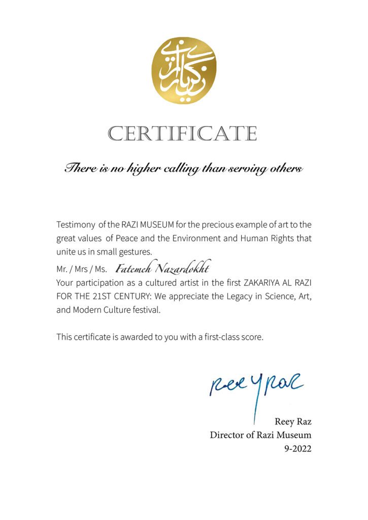 Iranian caricaturists - Fatemeh Nazardokht - women caricaturists